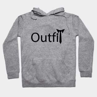 Outfit artistic typography design Hoodie